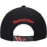 Men's Mitchell & Ness Black Houston Rockets Hardwood Classics Pop Snapback Hat