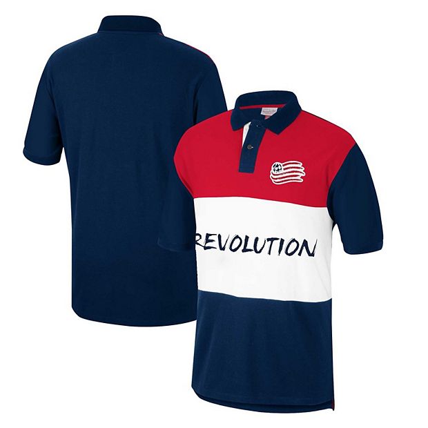MLS New England Revolution Mens Oversized Logo Short Sleeve Tee 