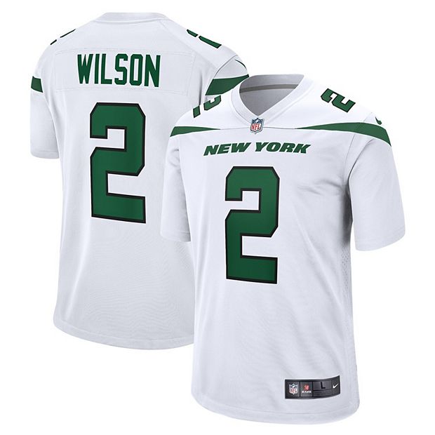 Men's Nike Zach Wilson White New York Jets 2021 NFL Draft First