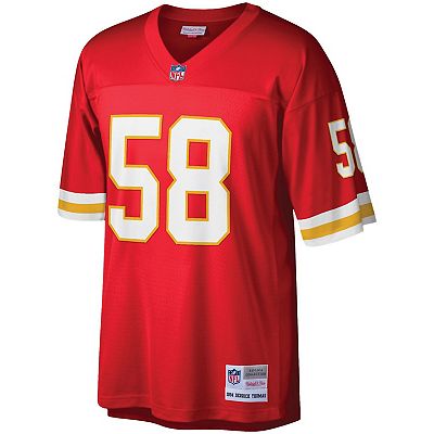 Men s Mitchell Ness Derrick Thomas Red Kansas City Chiefs Legacy Replica Jersey