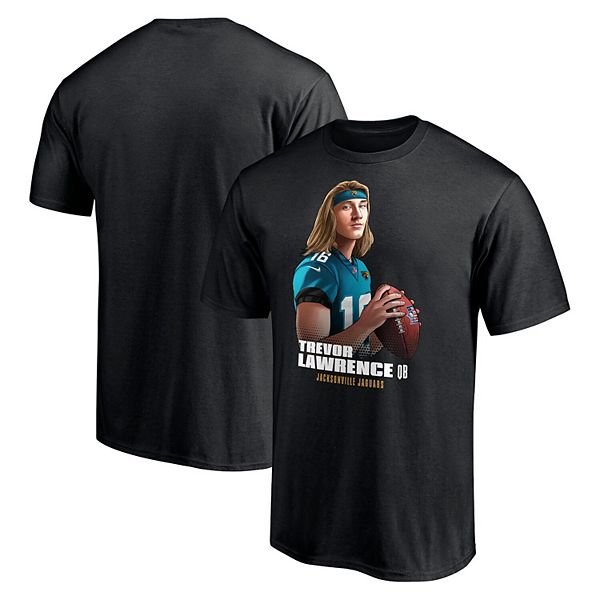 Men's Fanatics Branded Trevor Lawrence Black Jacksonville Jaguars Player  Graphic T-Shirt