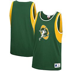 Men's Majestic Threads Davante Adams Heathered Green Green Bay Packers Name  & Number Tri-Blend Tank Top