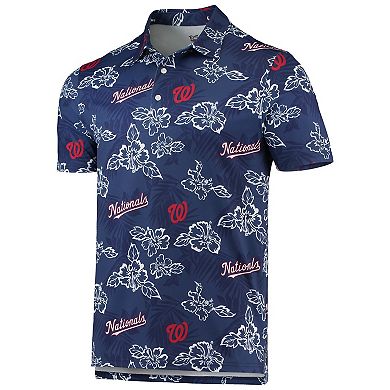 Men's Reyn Spooner Navy Washington Nationals Performance Polo