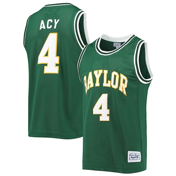 Custom College Basketball Jerseys Baylor Bears Jersey Name and Number Yellow