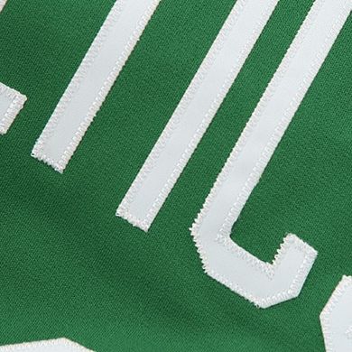 Men's Mitchell & Ness Larry Bird Kelly Green Boston Celtics 1985/86 Hardwood Classics Authentic Jersey