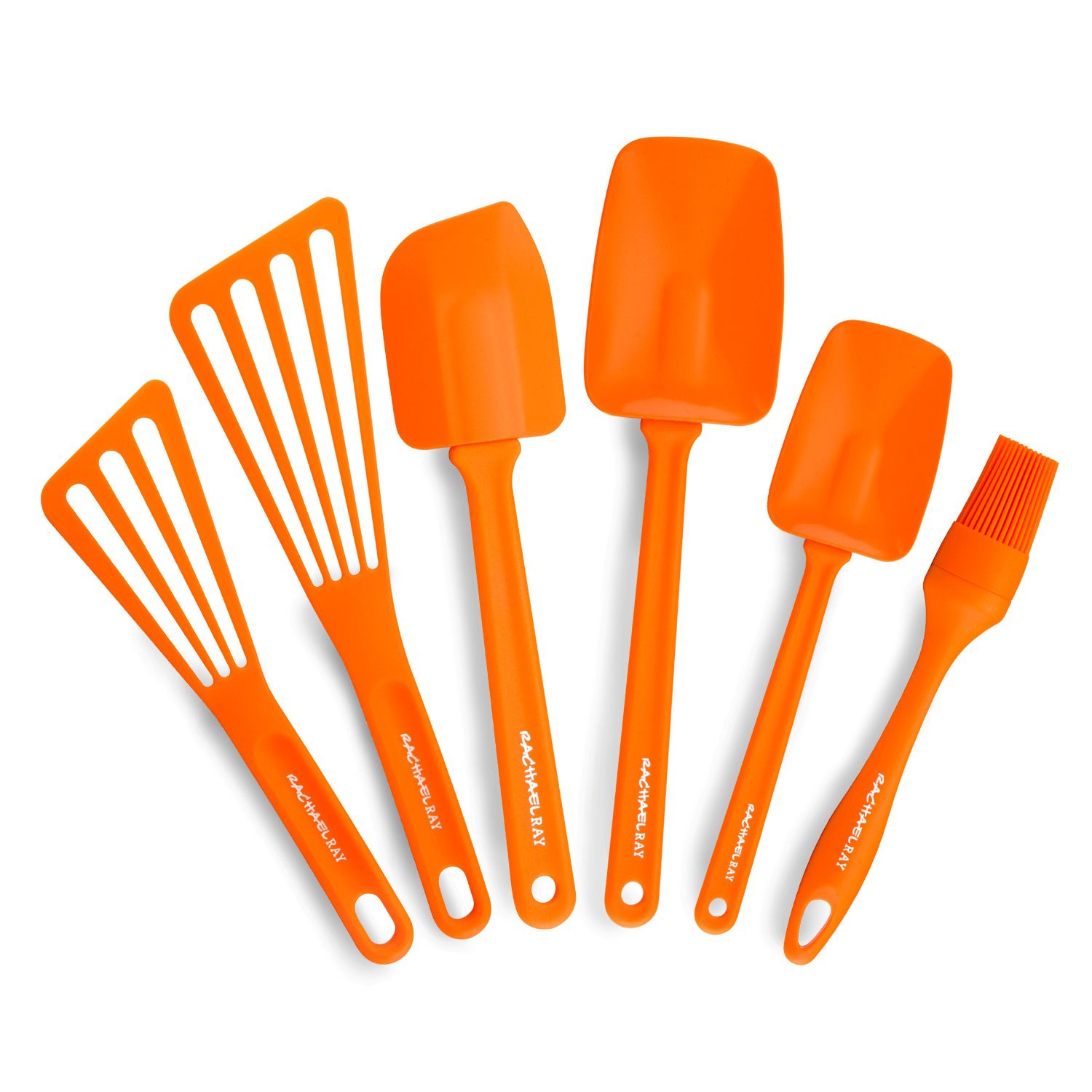 Rachael Ray 6 Pc Kitchen Utensil Set   476668 Orange