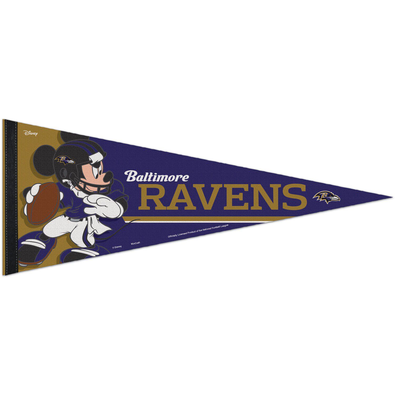 Baltimore Ravens Mickey Mouse NFL Sport Car Bumper Sticker Decal ''SIZES''