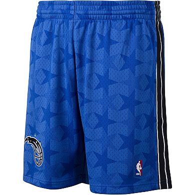 Men's Mitchell & Ness Blue Orlando Magic Hardwood Classics Logo ...