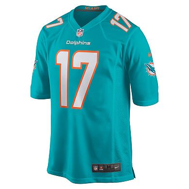Youth Nike Jaylen Waddle Aqua Miami Dolphins Game Jersey