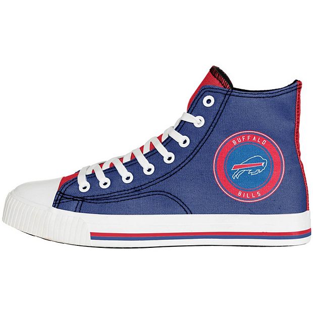 Women's FOCO Buffalo Bills Platform Canvas Shoes