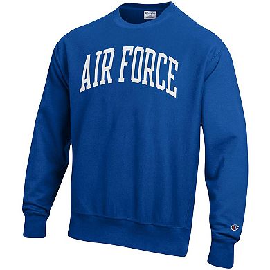 Men's Champion Royal Air Force Falcons Arch Reverse Weave Pullover Sweatshirt
