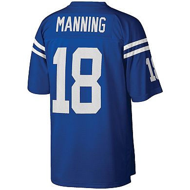 Men's Mitchell & Ness Peyton Manning Royal Indianapolis Colts Legacy Replica Jersey