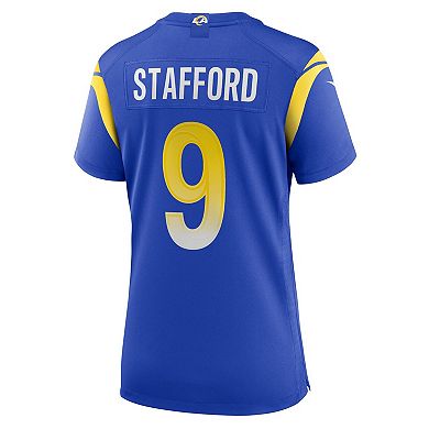 Women's Nike Matthew Stafford Royal Los Angeles Rams Game Jersey