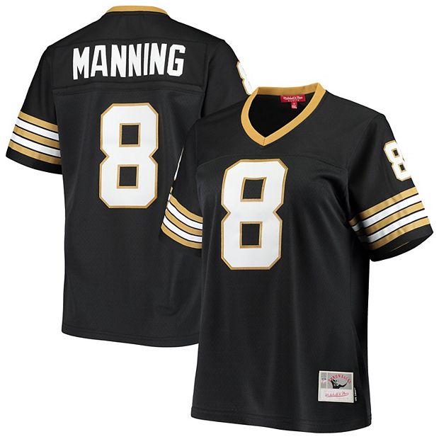 Men's Mitchell & Ness Archie Manning Black New Orleans Saints Legacy  Replica Jersey