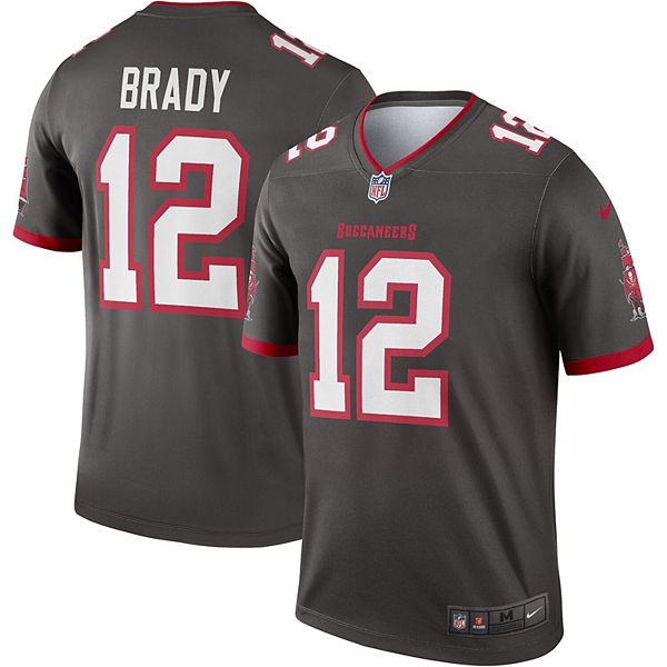 Men's Nike Tom Brady Pewter Tampa Bay Buccaneers Alternate