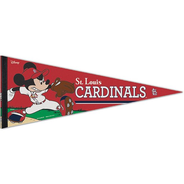 WinCraft St. Louis Cardinals 12'' x 30'' Disney Mickey Mouse Premium Pennant
