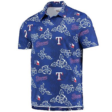 Men's Reyn Spooner Royal Texas Rangers Performance Polo