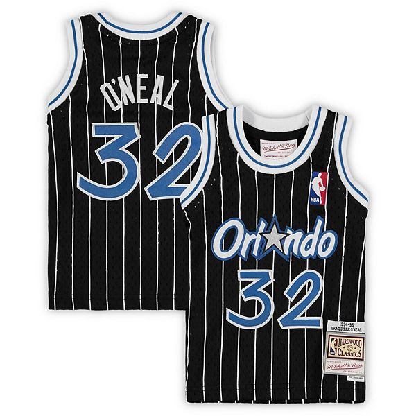 Vintage Nike Orlando Magic Jersey NBA Shaquille O'Neal Shaq Black Pinstripe  sz S