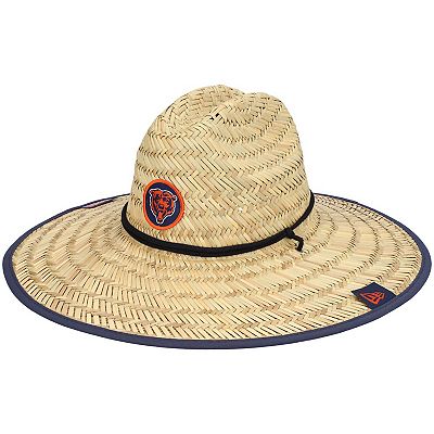 Men s New Era Natural Chicago Bears 2021 NFL Training Camp Official Straw Lifeguard Hat