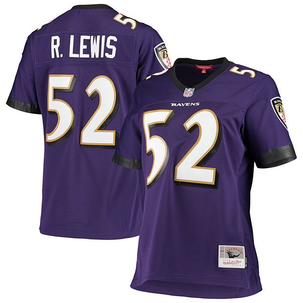 Women's Mitchell & Ness Ray Lewis Purple Baltimore Ravens Legacy Replica  Team Jersey