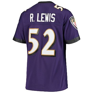 Women's Mitchell & Ness Ray Lewis Purple Baltimore Ravens Legacy Replica Team Jersey
