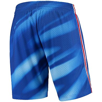 Men's Mitchell & Ness Blue New Jersey Nets Hardwood Classics Swingman Shorts