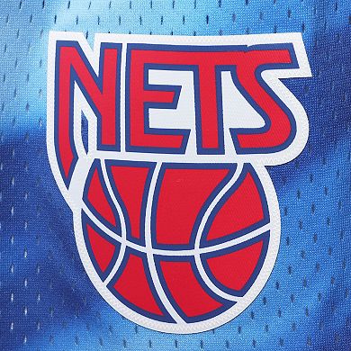 Men's Mitchell & Ness Blue New Jersey Nets Hardwood Classics Swingman Shorts