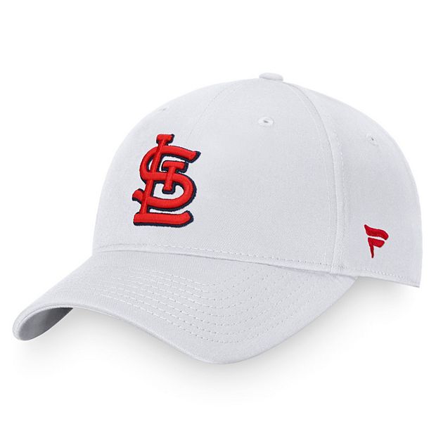 Men's Fanatics Branded Gray St. Louis Cardinals Logo Adjustable Hat