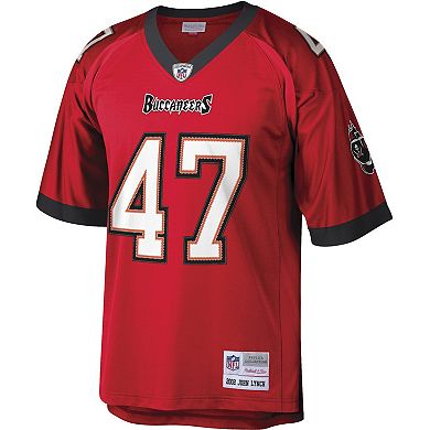 Men's Mitchell & Ness John Lynch Red Tampa Bay Buccaneers Legacy Replica Jersey