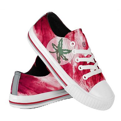 Youth FOCO Ohio State Buckeyes Tie-Dye Canvas Sneakers