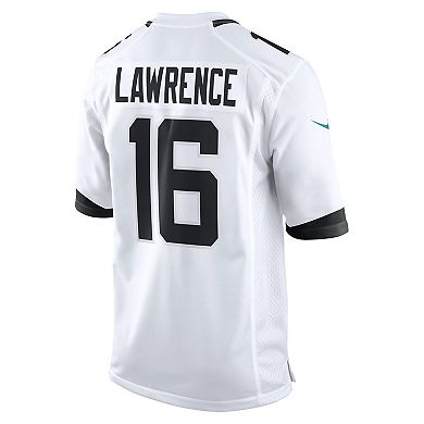 Men's Nike Trevor Lawrence White Jacksonville Jaguars White Game Jersey
