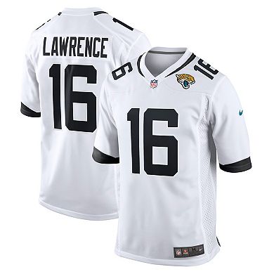 Men's Nike Trevor Lawrence White Jacksonville Jaguars White Game Jersey