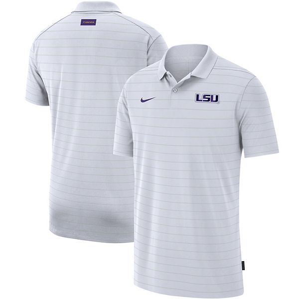 Men's Nike White LSU Tigers 2021 Early Victory Performance Polo