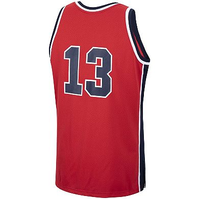 Men's Mitchell & Ness Chris Mullin Red USA Basketball Authentic 1984 Jersey