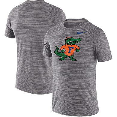 Men's Nike Charcoal Florida Gators Big & Tall Historic Logo Velocity Performance T-Shirt