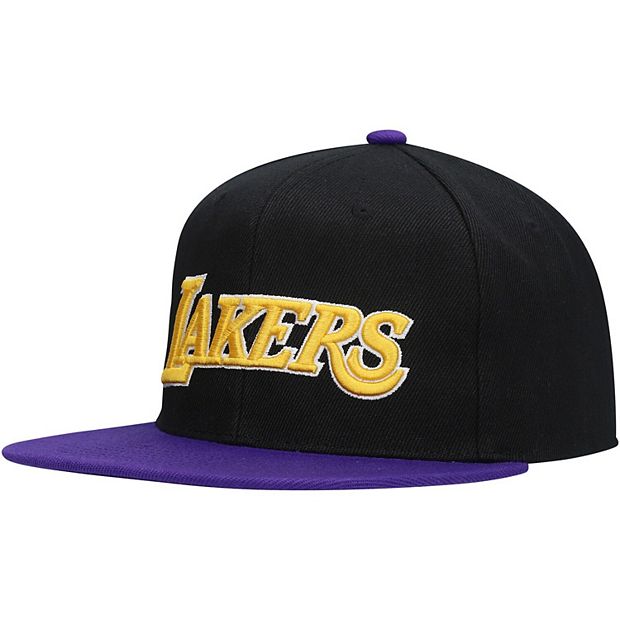 Los Angeles Lakers Adidas Adjustable Strap Back Baseball Cap Hat Gold 