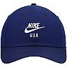 Youth Nike Blue US Soccer Heritage86 Performance Adjustable Hat