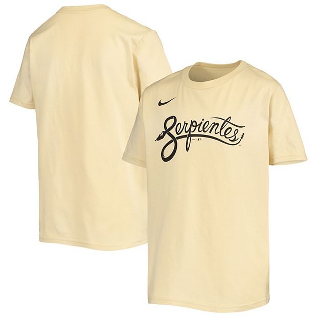 Youth Nike Cream Arizona Diamondbacks 2021 City Connect Wordmark T-Shirt