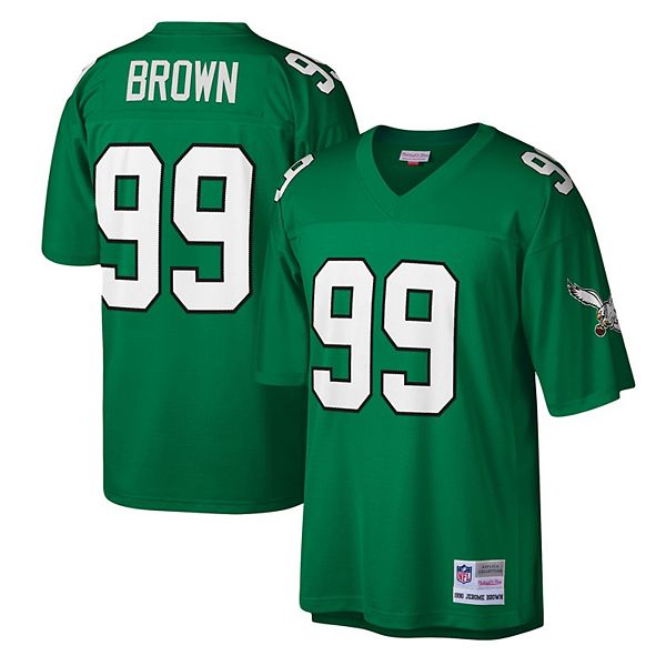 Mens NFL Team Apparel PHILADELPHIA EAGLES Stripes Football Jersey Shirt  KELLY GREEN New