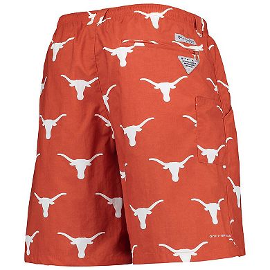Men's Columbia Texas Orange Texas Longhorns PFG Backcast II 8" Omni-Shade Hybrid Shorts