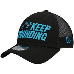 Men's New Era Black/Camo Carolina Panthers 2021 Salute To Service Trucker  9FORTY Snapback Adjustable Hat