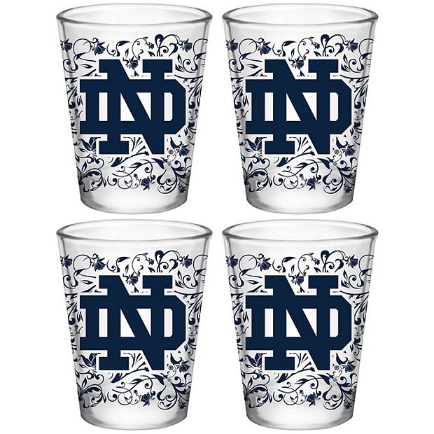 Notre Dame Fighting Irish Seal 2-Piece 16oz. White Wine Glasses Set