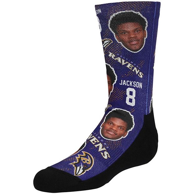 Youth Rock Em Socks Lamar Jackson Baltimore Ravens Football Guy