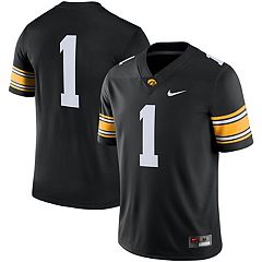 Men's Nike Black Iowa Hawkeyes Replica Vapor Elite Full-Button Baseball  Jersey