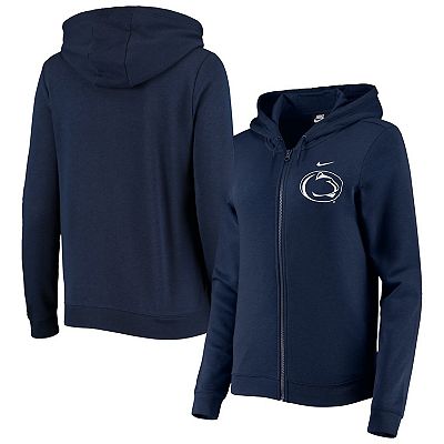 Women s Nike Navy Penn State Nittany Lions Varsity Fleece Full Zip Hoodie