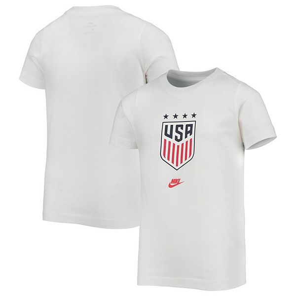 Youth Nike White USWNT Team Crest T-Shirt