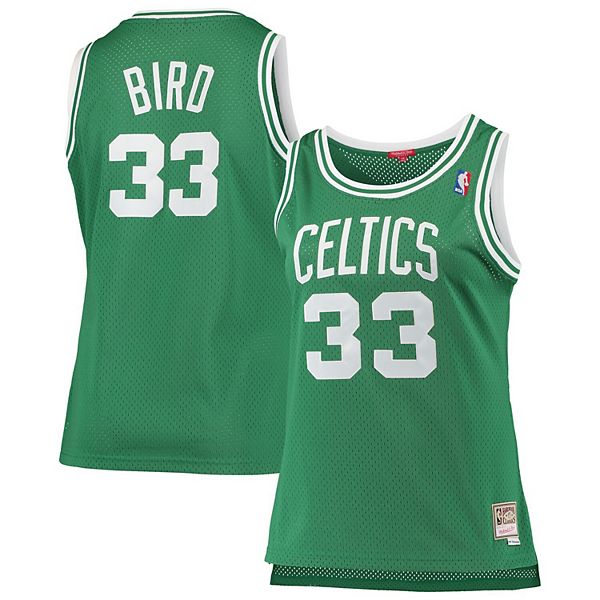 Larry Bird Men's Small S Boston Celtics Adidas Swingman Jersey Green