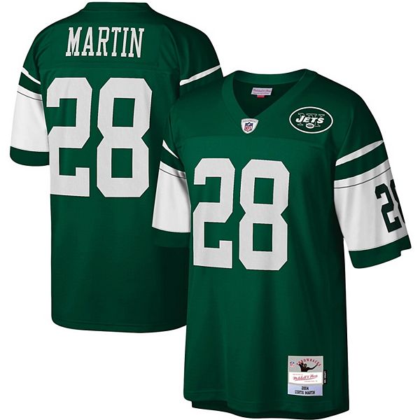 1998-00 NEW YORK JETS MARTIN #28 NIKE JERSEY (AWAY) M - Classic American  Sports