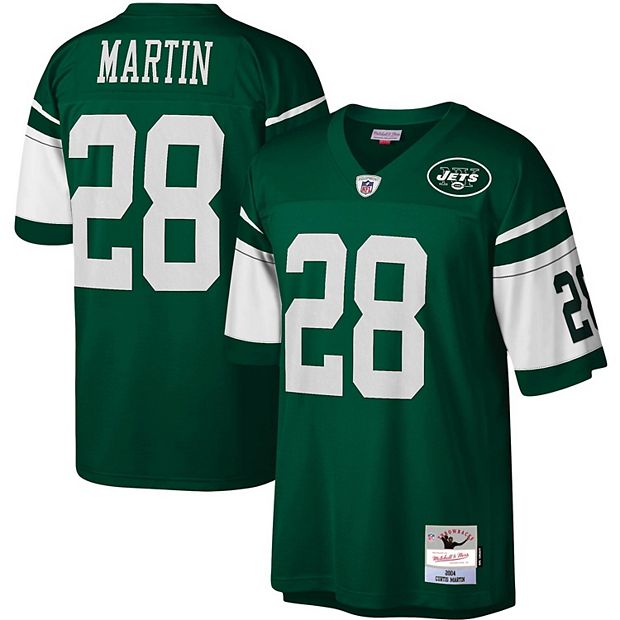 Men's Mitchell & Ness Curtis Martin Green New York Jets Legacy