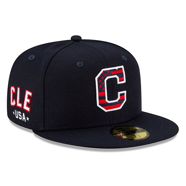 New Era 5950 Day Cleveland Indians Fitted 7 3/4 / Tan/Navy